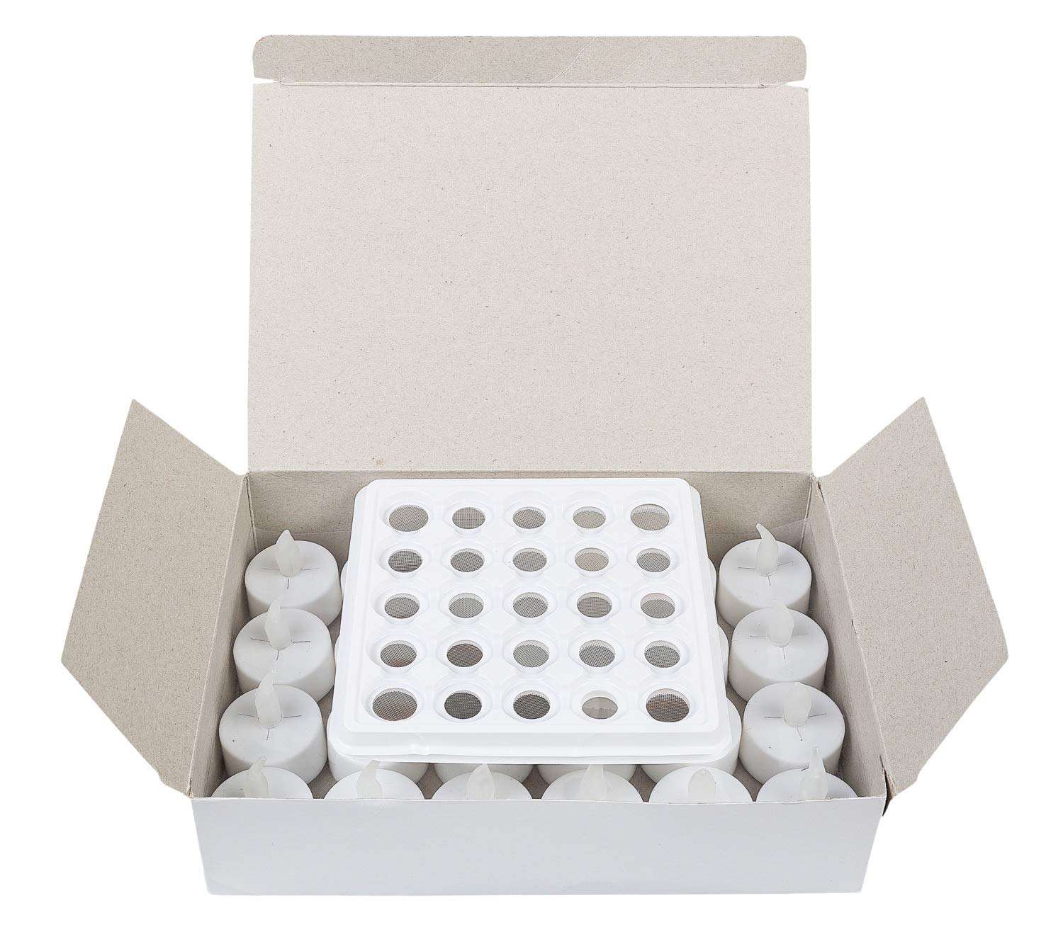 Idena 30469 - Velas De Té LED, 12 Piezas, Velas Eléctricas Con Luz Parpadeante, Pilas Incluidas, Función De Temporizador De 6 Horas, Decoración Para Bodas, Fiestas, Como Luz De Ambiente