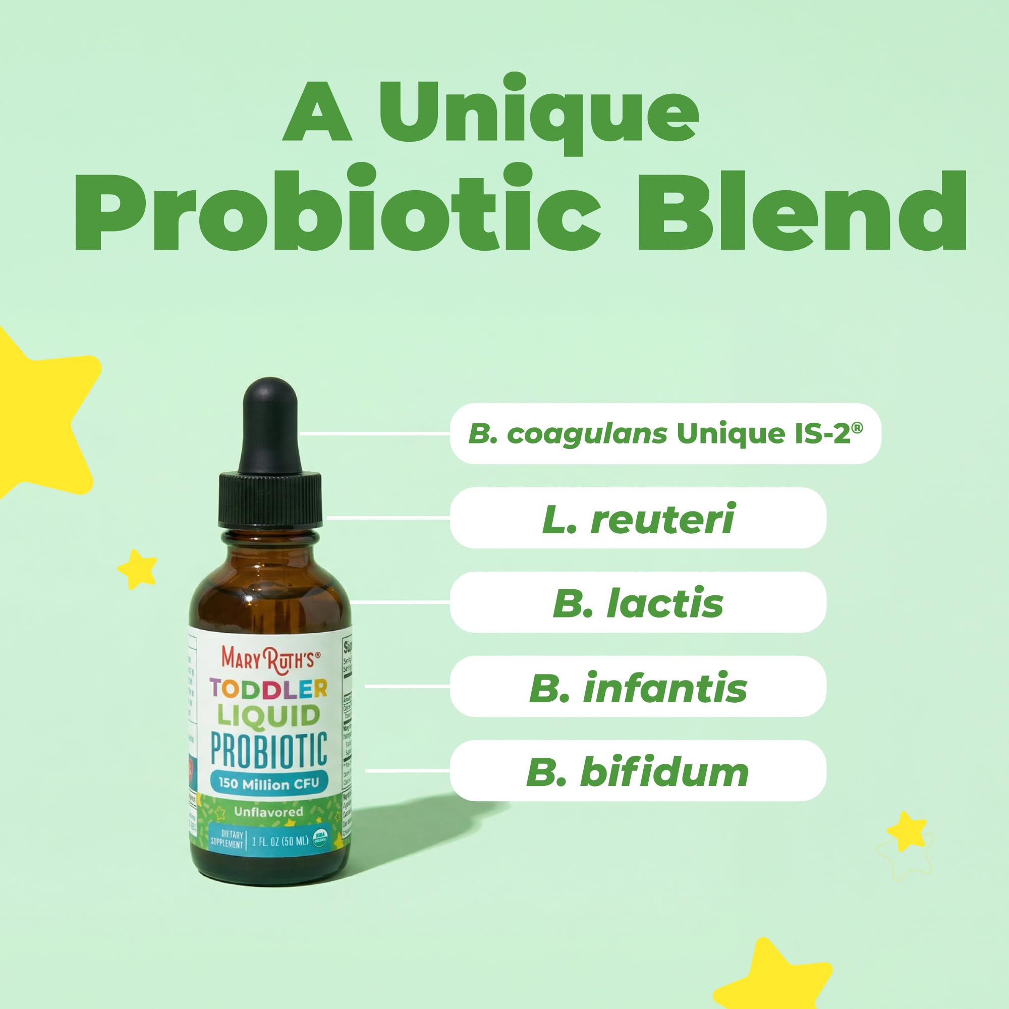 MaryRuth's Organic Toddler Probiotic Liquid Drops, Sugar Free, Ages 1-3 — Amazon image 5