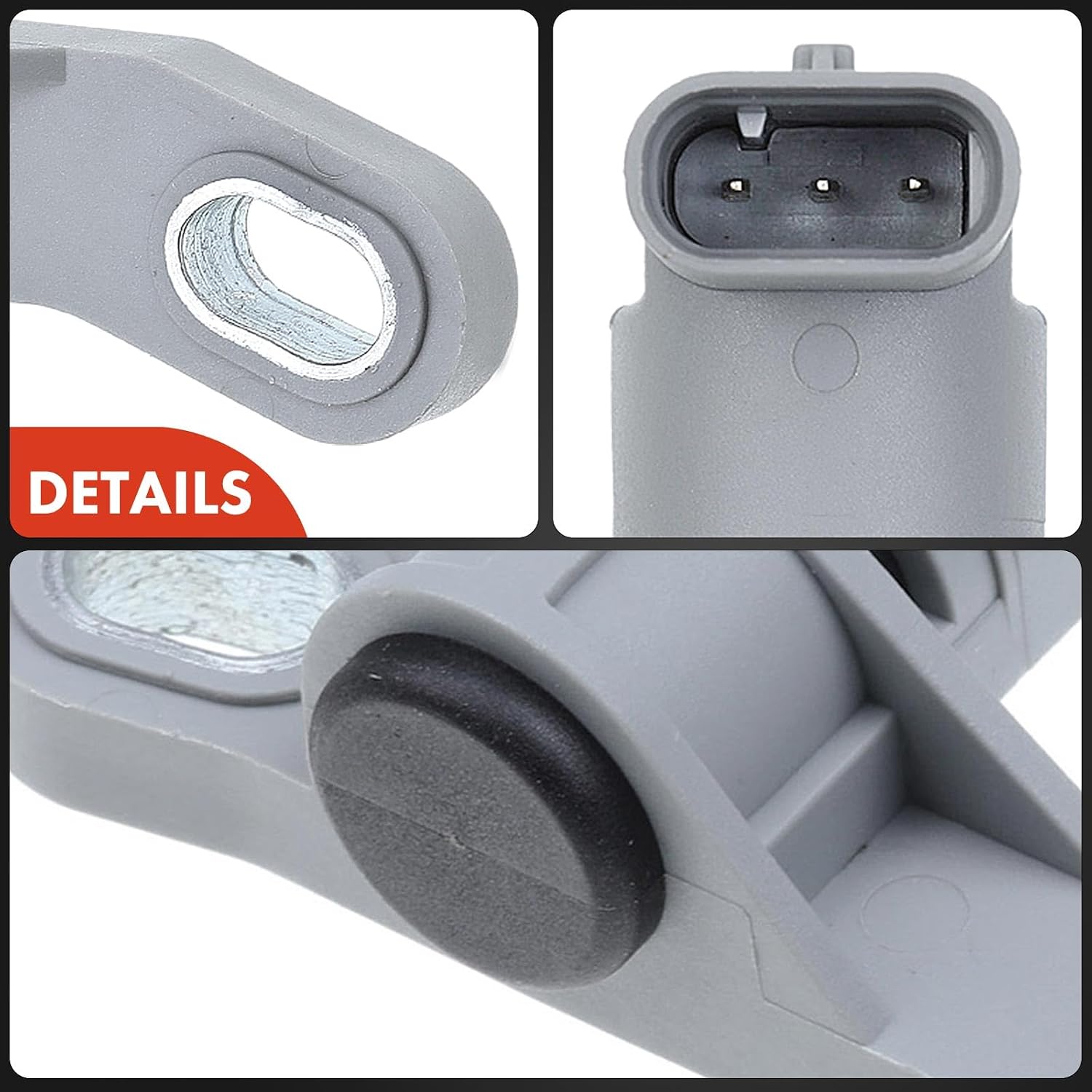 A-Premium Engine Crankshaft Position Sensor Compatible with Ford Escape 2017-2025, Fusion 2013-2020, Focus, Edge, Ranger, Transit Connect, EcoSport & Lincoln MKZ & More, 3 Pins, Replace# AS7Z6C315A