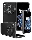 Case for OnePlus Open, Thin Hard Matte Phone Case with Improved Camera Protection for OnePlus Open - Black