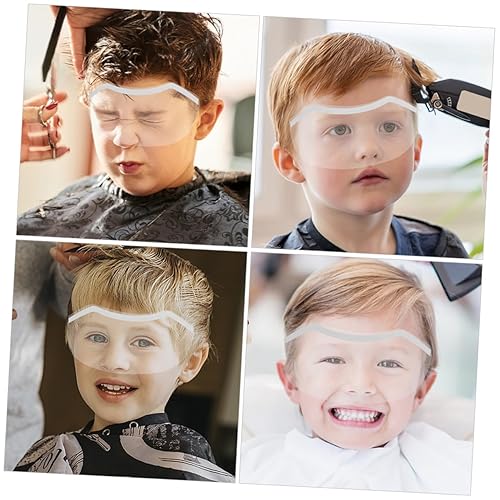 Miniatura 9 de 100pcs Haircut Eye Shields Transparent Shower Visor for Prevent Hair From Falling Into Eyes for Hair Salons and Home Use