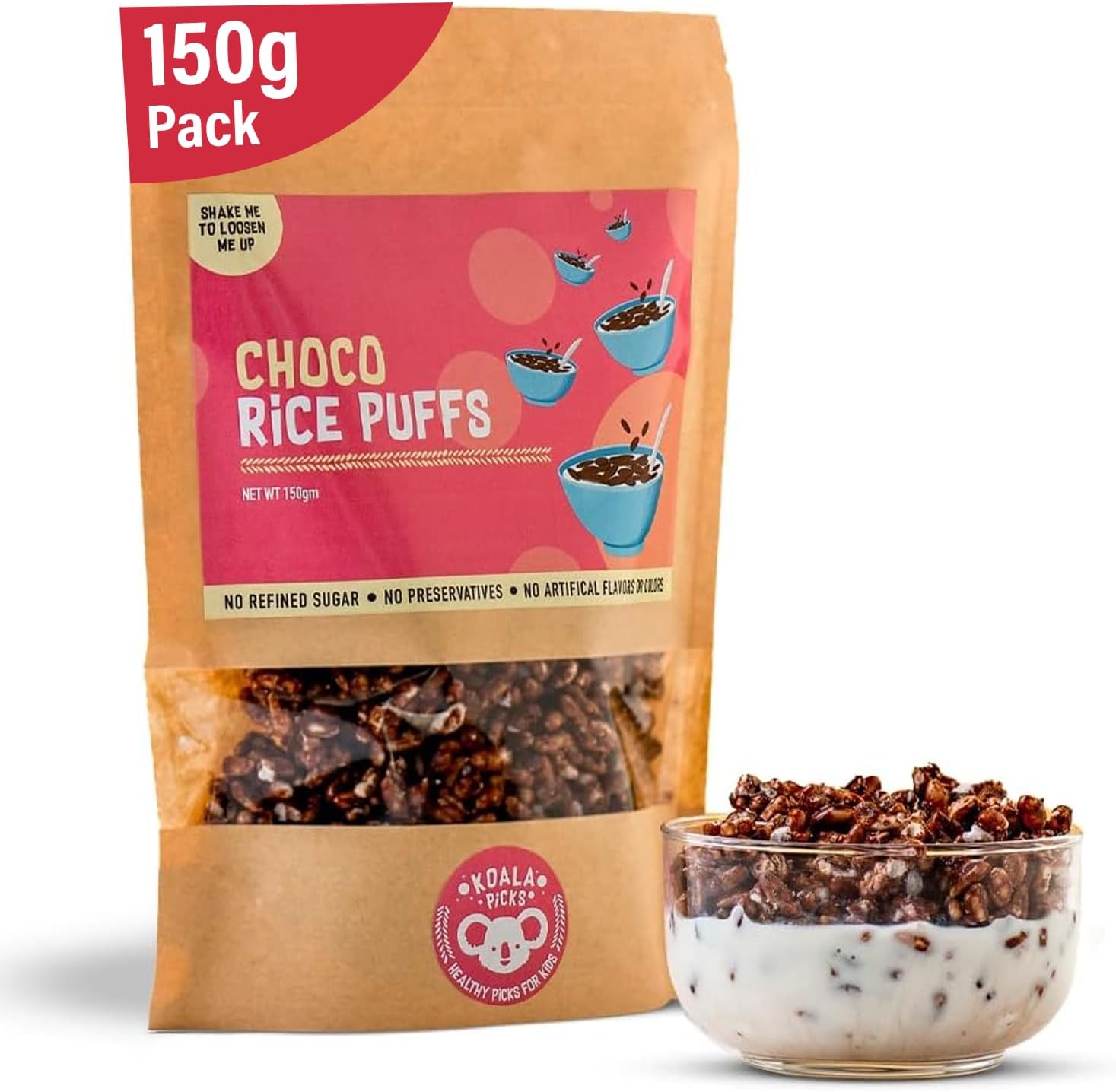 Koala Picks Choco Rice Puffs - 150g