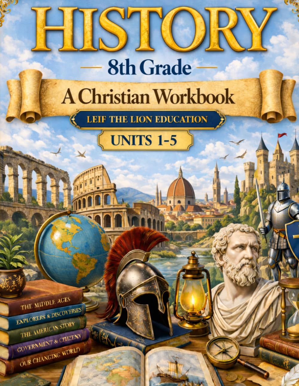 8th Grade History - Semester 1: A Christian Homeschool Workbook (Units 1 - 6) (History Semester Workbooks)