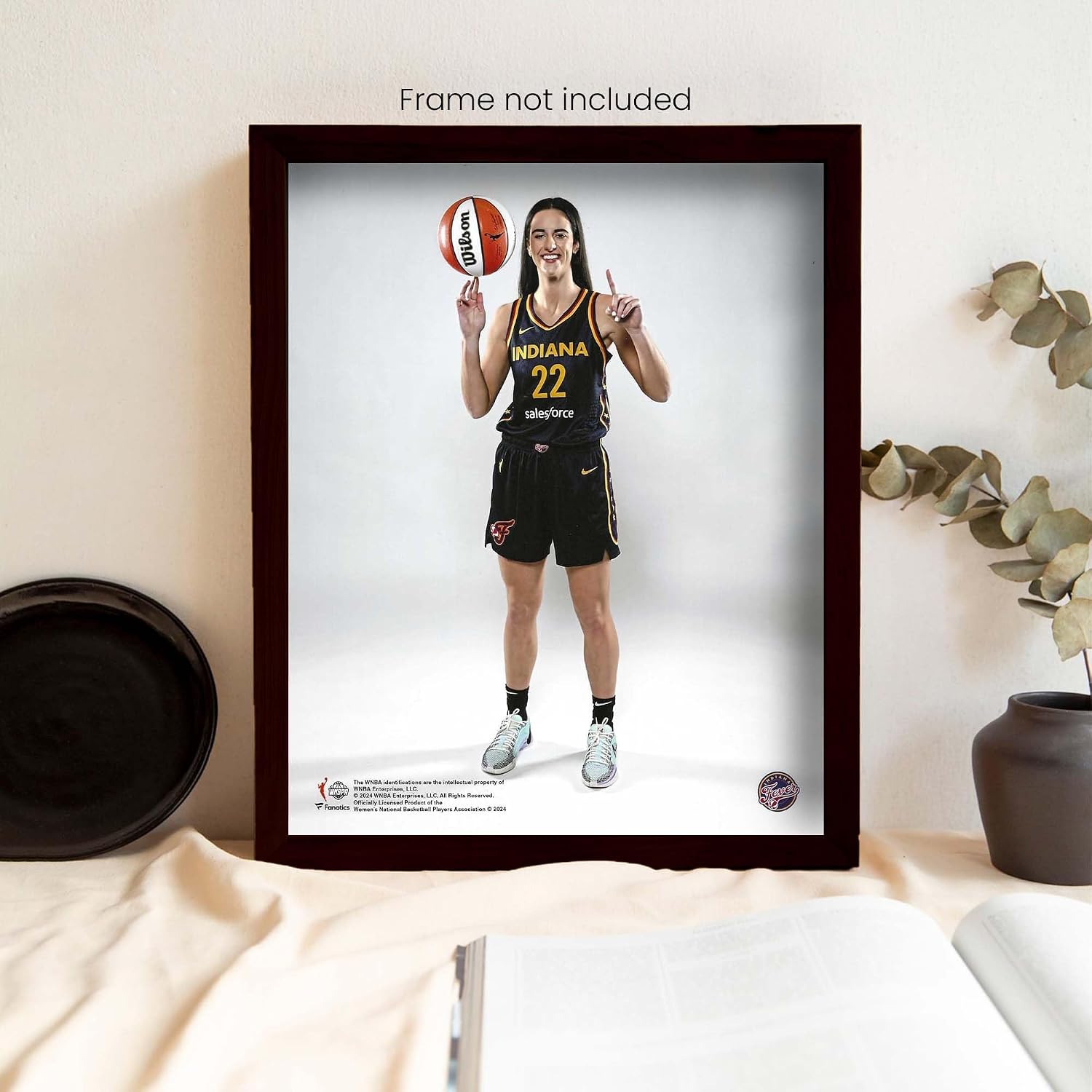 Caitlin Clark 2025 Rookie Portrait – Indiana Fever WNBA Star Memorabilia Photo Poster – Ideal Gift for Fever Fans & Sports Memorabilia Collectors – Wall Art Premium Matte Photo Quality, 11x14 Size