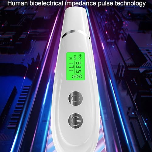 Miniatura 5 de Detector de piel blanca, portátil, fácil de operar, detector de aceite de piel, analizador de contenido de aceite para salón de belleza, spa, hogar