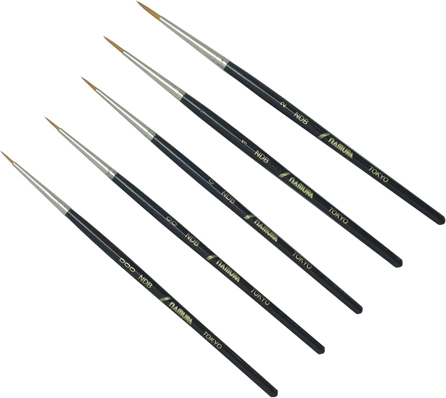 【値引き・新品・未開封・8セット】名村NDBミニセーブル　5本セット×８パック Amazon.co.jp: 名村大成堂(Namurataiseidou) デザイン筆 NDB