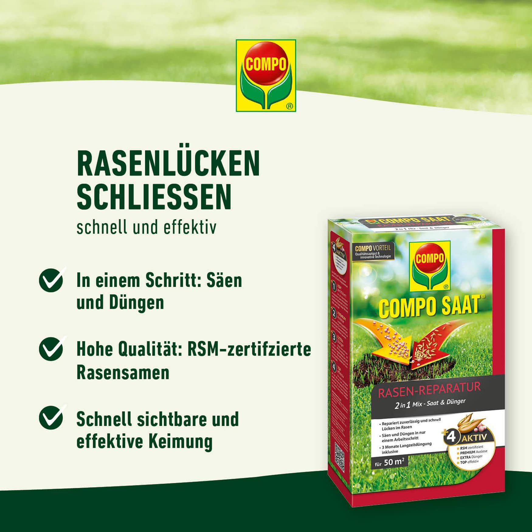 Compo Saat Rasen-Reparatur-Mix 1,2 kg