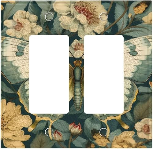 Miniatura 81 de Cubiertas Decorativas de Arte para Interruptores de Luz, Hojas de Otoño, Placa de Pared de Palanca Individual, Cubierta Decorativa de Interruptor,