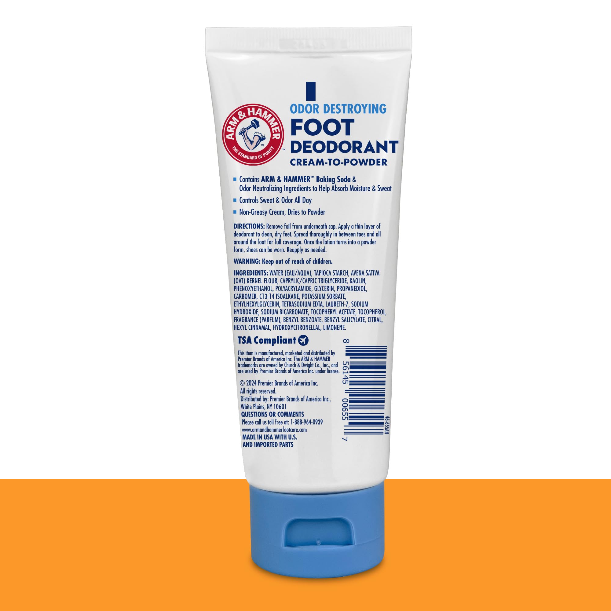 Arm & Hammer Cream-to-Powder Foot Deodorant