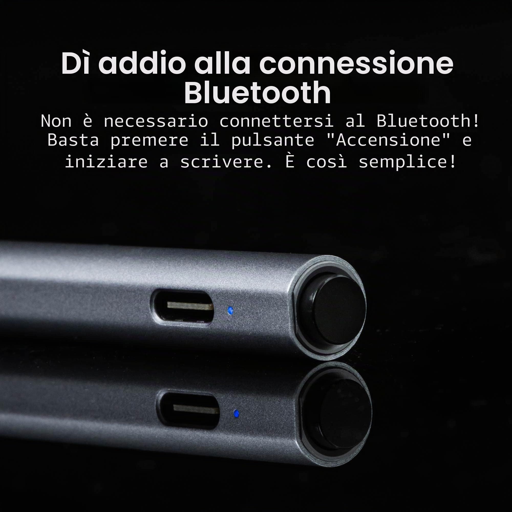 Adonit Neo, Penna Stilo Magnetica per iPad Con Palm Rejection, Active Digital Pencil, Compatibile Con Air 4/3, Mini 6/5th, 9/8/7/6, Pro 11/12,9", Grigio Siderale