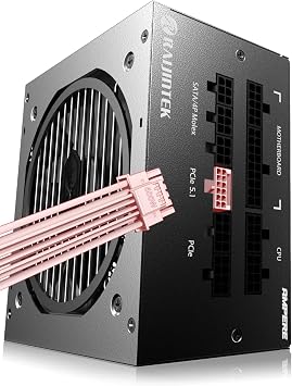 Raijintek Ampere 1000, 80PLUS Platinum, ATX, 10000 W, Full Modular Power Supply, 5 Years Warranty, Black (0R30B00013)
