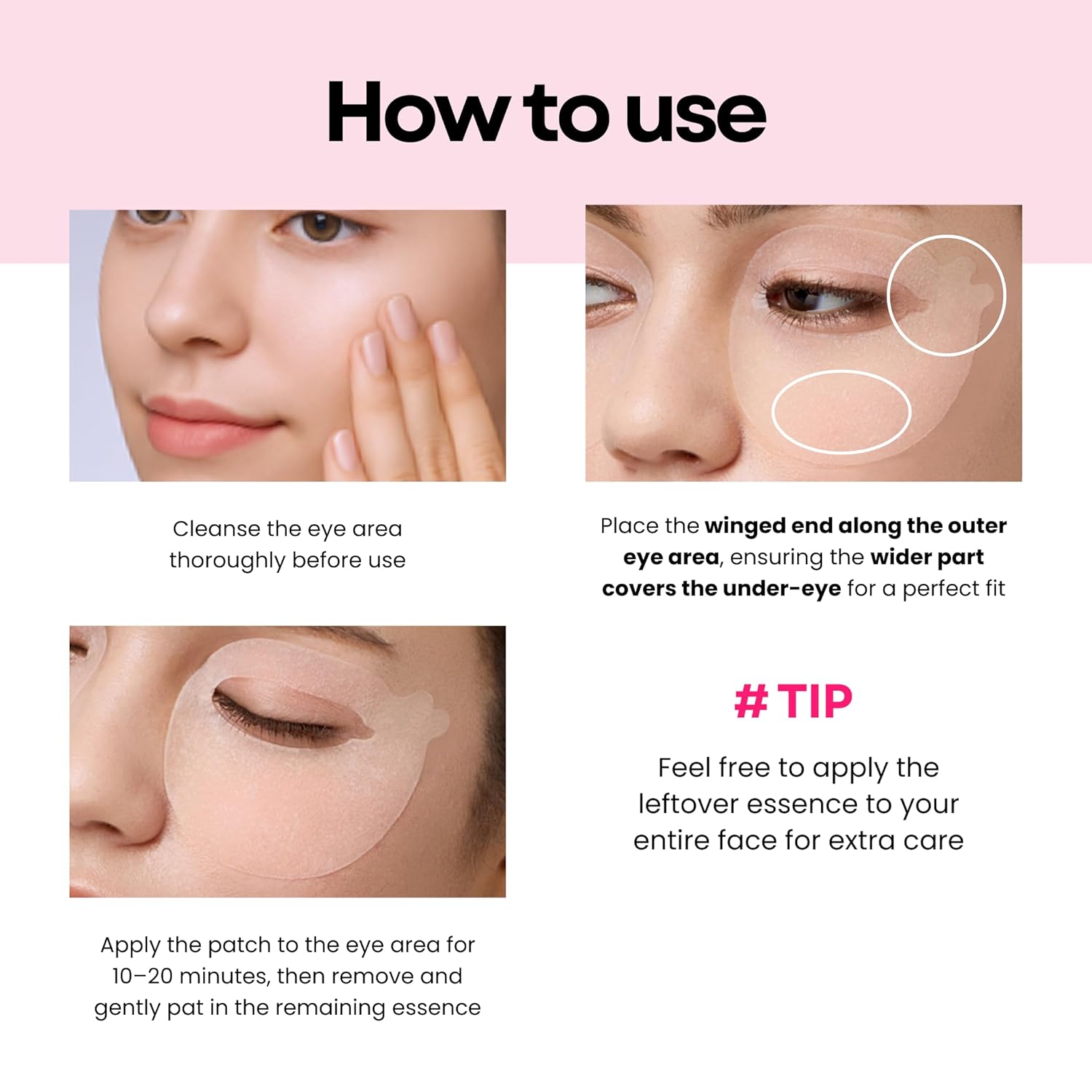 SOMISOME 360° Collagen Eye Masks – Korean Under Eye Patches with Bakuchiol Retinol, Fine Lines & Wrinkle Care, Dark Circle Treatment, 50 Masks - Image 7