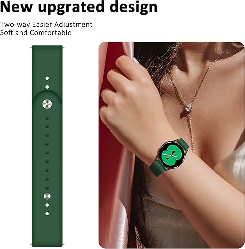 Vista 53 de For Samsung Galaxy Watch 3 Band 45mm/Gear S3 Frontier Band/Gear S3 Classic Band/Galaxy Watch 46mm Band for HUAWEI Watch GT 2/2 Pro/3/3 Pro 46mm