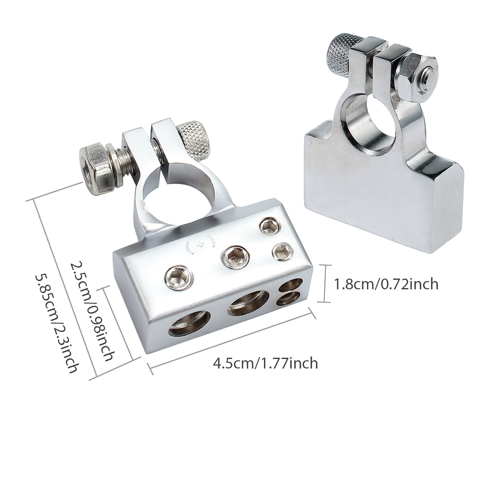 Car Battery Terminals, eSynic 2/4/4/8 Gauge AWG Battery Terminal