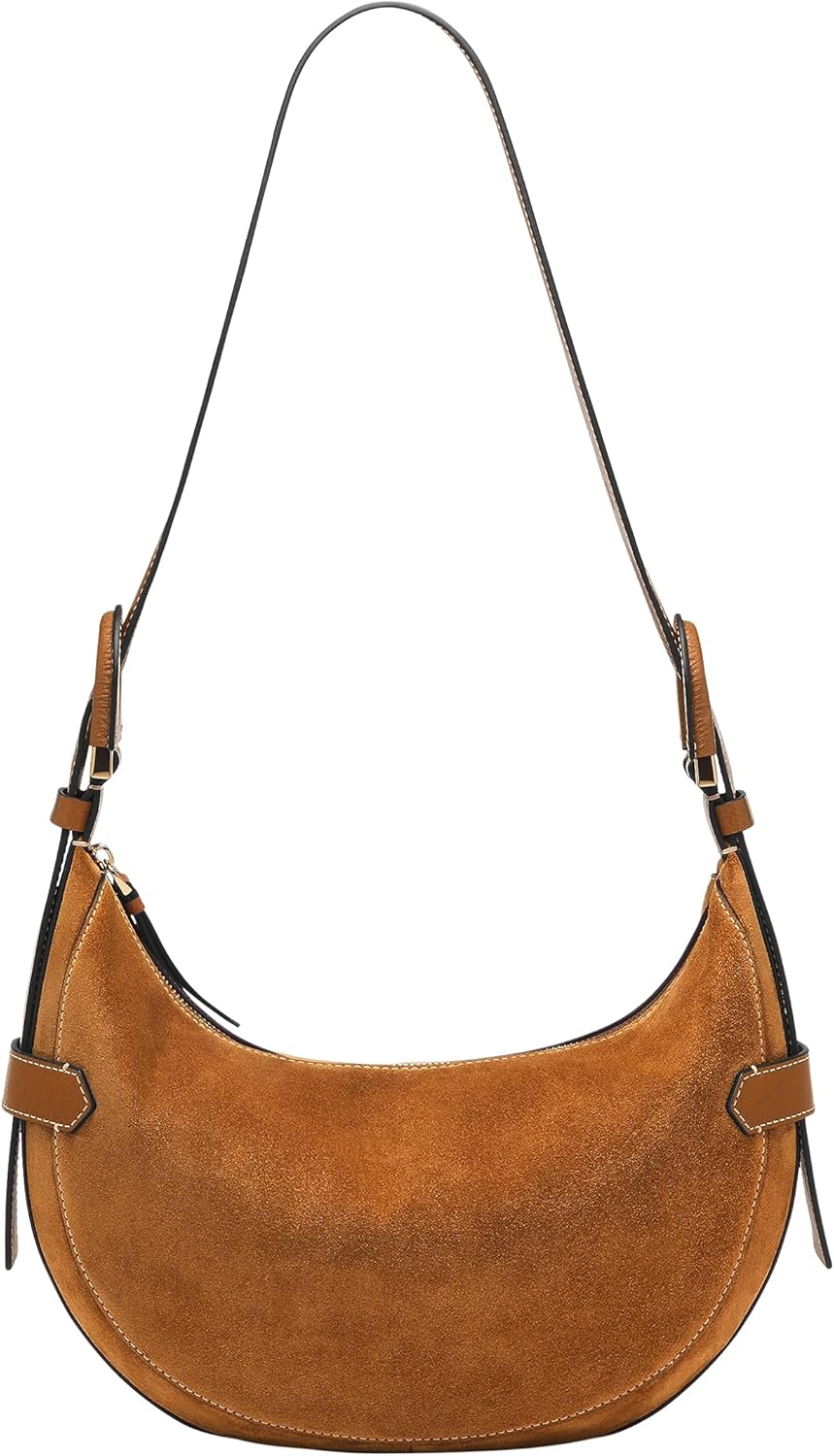 Fossil Women’s Harwell Leather Hobo Purse Handbag for Women