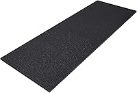 Amylove High Density Polyurethane Foam Sheet 1/2" x 24" x 72" Upholstery Cushion for Chairs Sofas DIY Seat Replacement Black