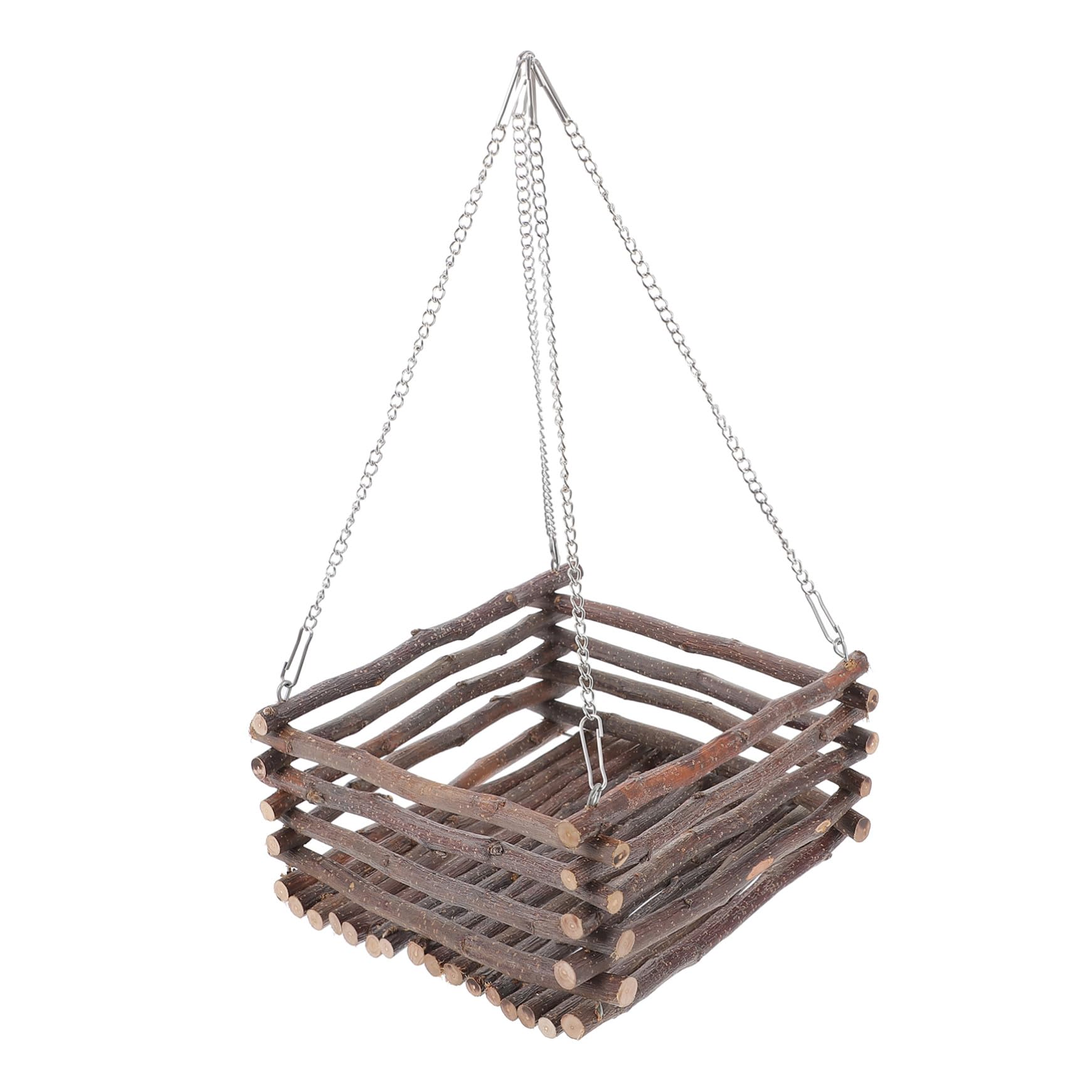 Hamster Hängematte mit Edelstahlketten Verschleißfestes Haustier Spielbett für Kleine Nager Käfig Dekoration und Kletterspielzeug für Hamster Mäuse Rennmäuse und Chinchillas
