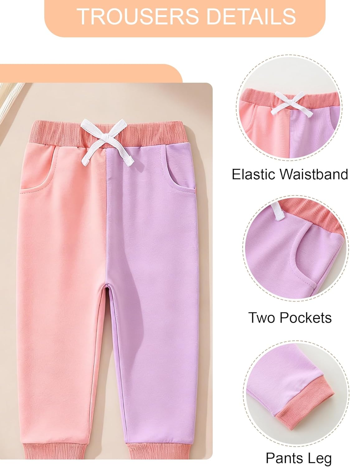 Toddler Baby Girl Clothes Fall Winter Long Sleeve Sweatshirt with Pants Set Girls Cute Print Outfits 6M-4Years - Image 5