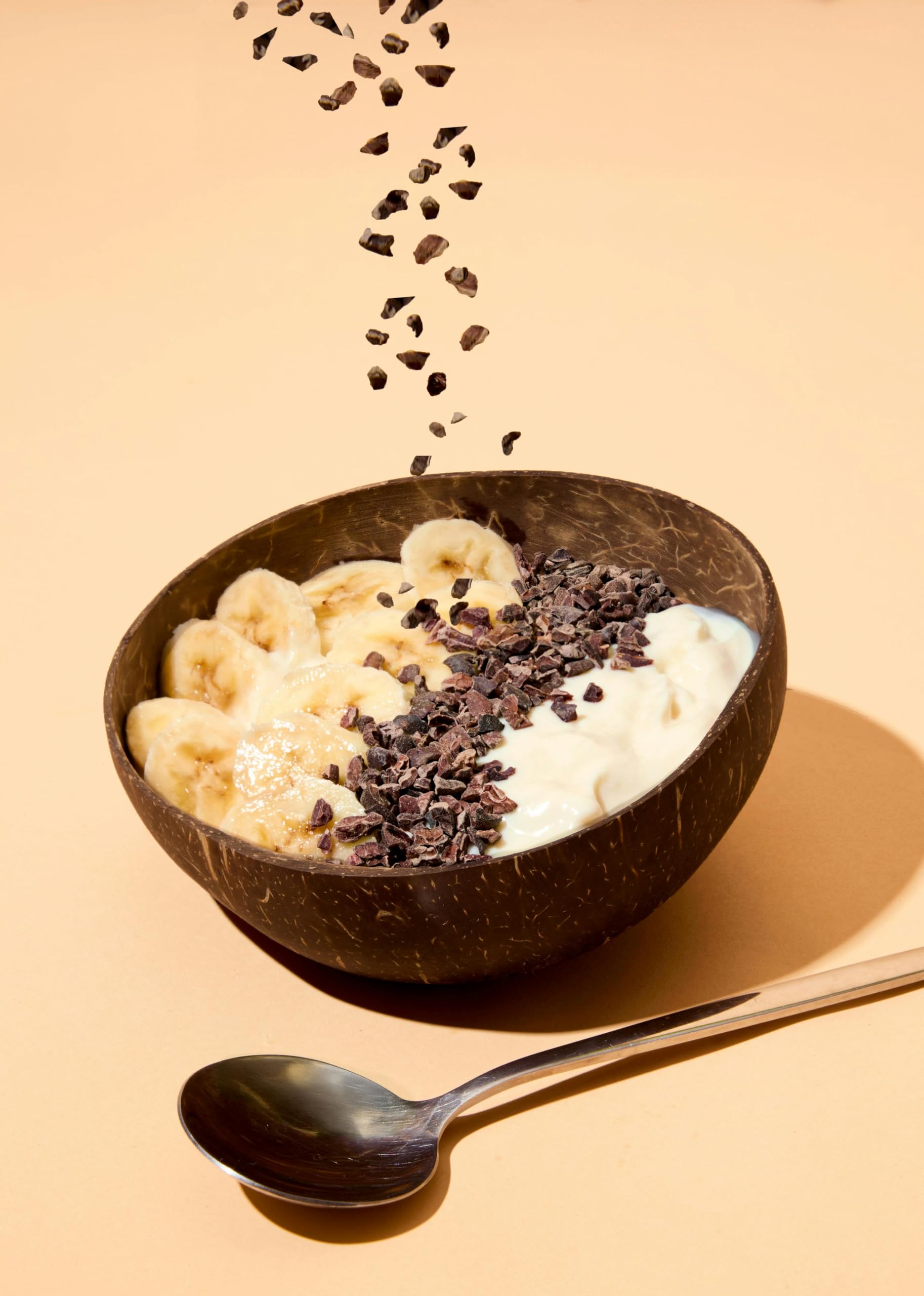 KoRo - Grués de cacao Fairtrade bio 500 g - Fèves décortiquées et torréfiées - Goût chocolaté - Riche en fibres