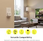 Minoston Z-Wave Outlet Mini Plug-in Socket, Z-Wave Hub Required, Built-in Repeater/Range Extender, Work with SmartThings, Wink, Alexa, FCC Listed (MP21Z)
