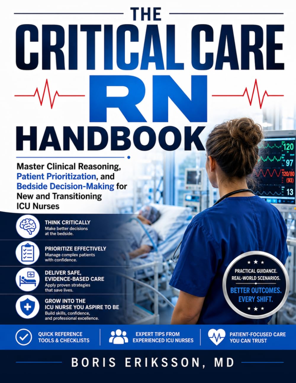 The Critical Care RN Handbook: Master Clinical Reasoning, Patient Prioritization, and Bedside Decision-Making for New and Transitioning ICU Nurses