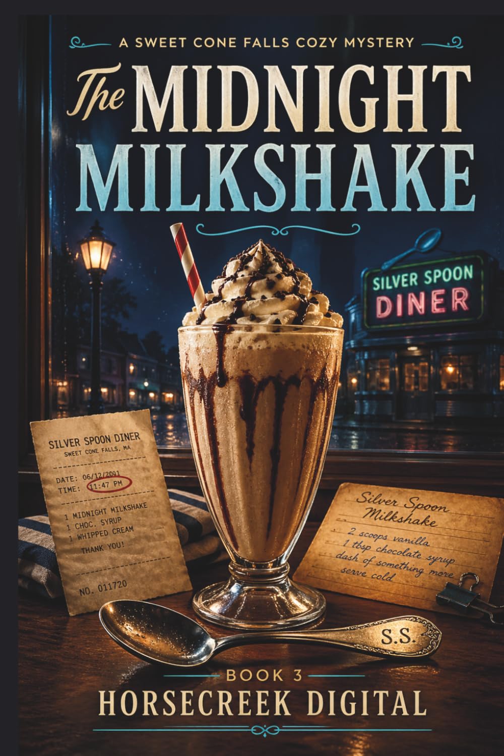 The Midnight Milkshake: A Sweet Cone Falls Cozy Mystery (Book 3) (Sweet Cone Falls Mysteries)