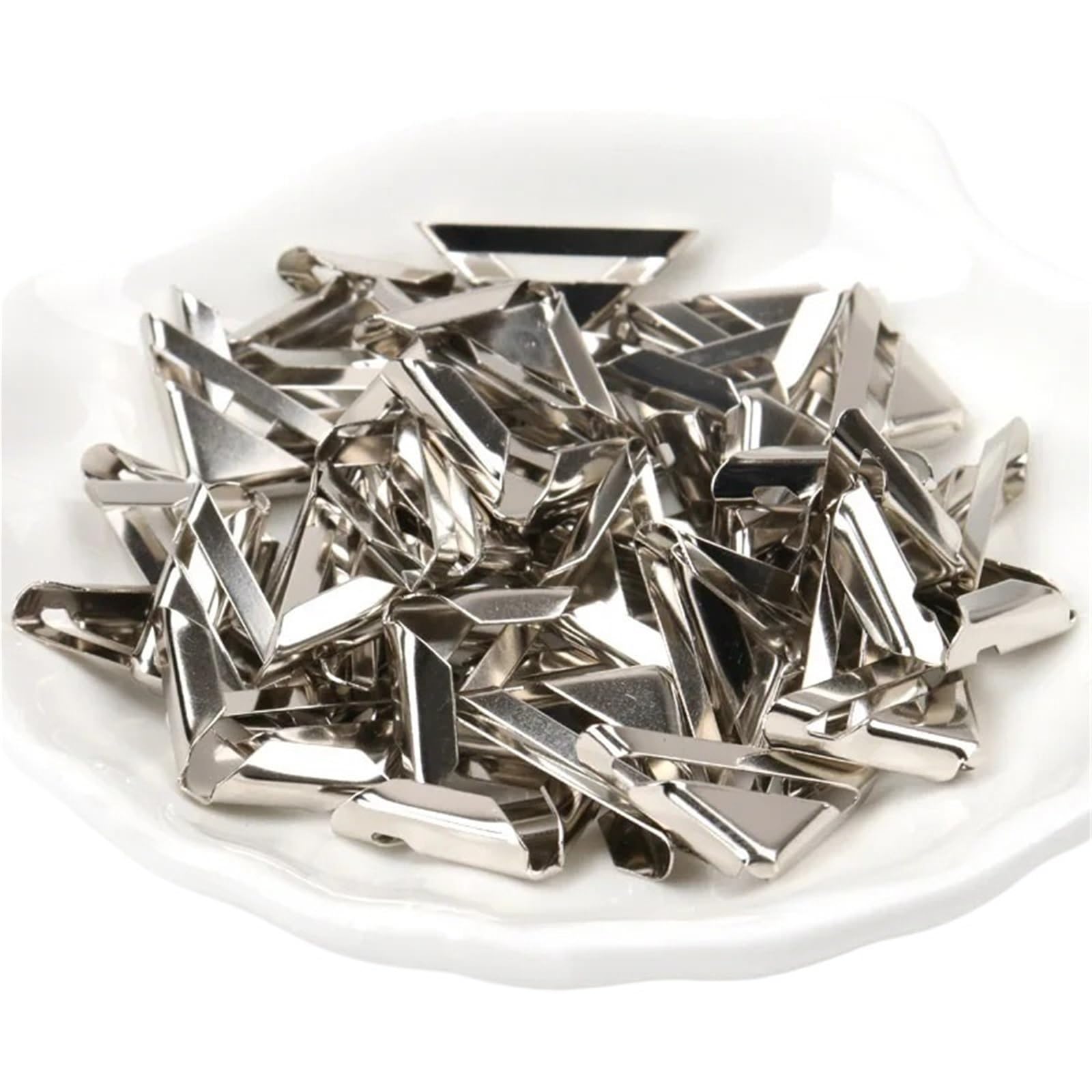 QAUUCP Metal Book Corner Protectors 50pcs Metal Corners For Books Scrapbooking Photo Albums Menus Corner Protectors Crafts DIY(18. 16x16x3mm)