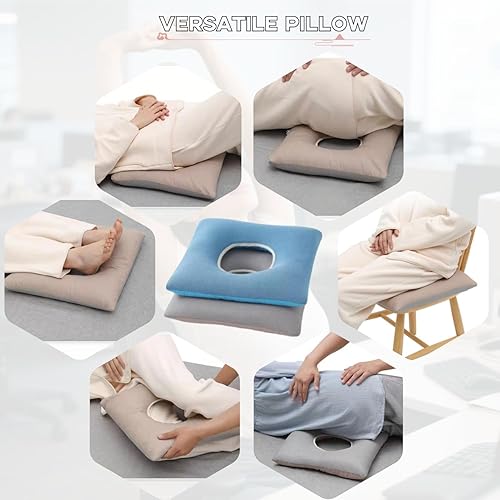 Miniatura 4 de Cojín para úlceras de presión, cojines para úlceras de cama, almohada de dona para úlceras de cama, suave, transpirable y alivio de presión,