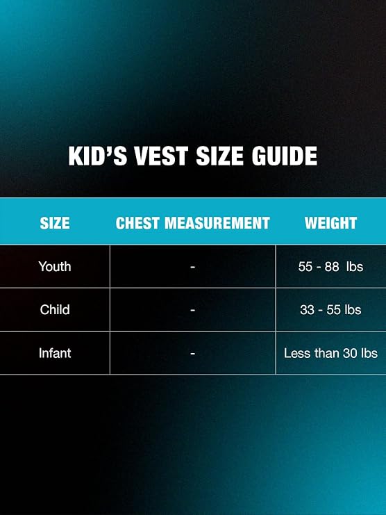 HyperLite Elite Infant/Toddler, Child & Youth Life Jackets USCG Approved for Boating, Water Sports & Swimming