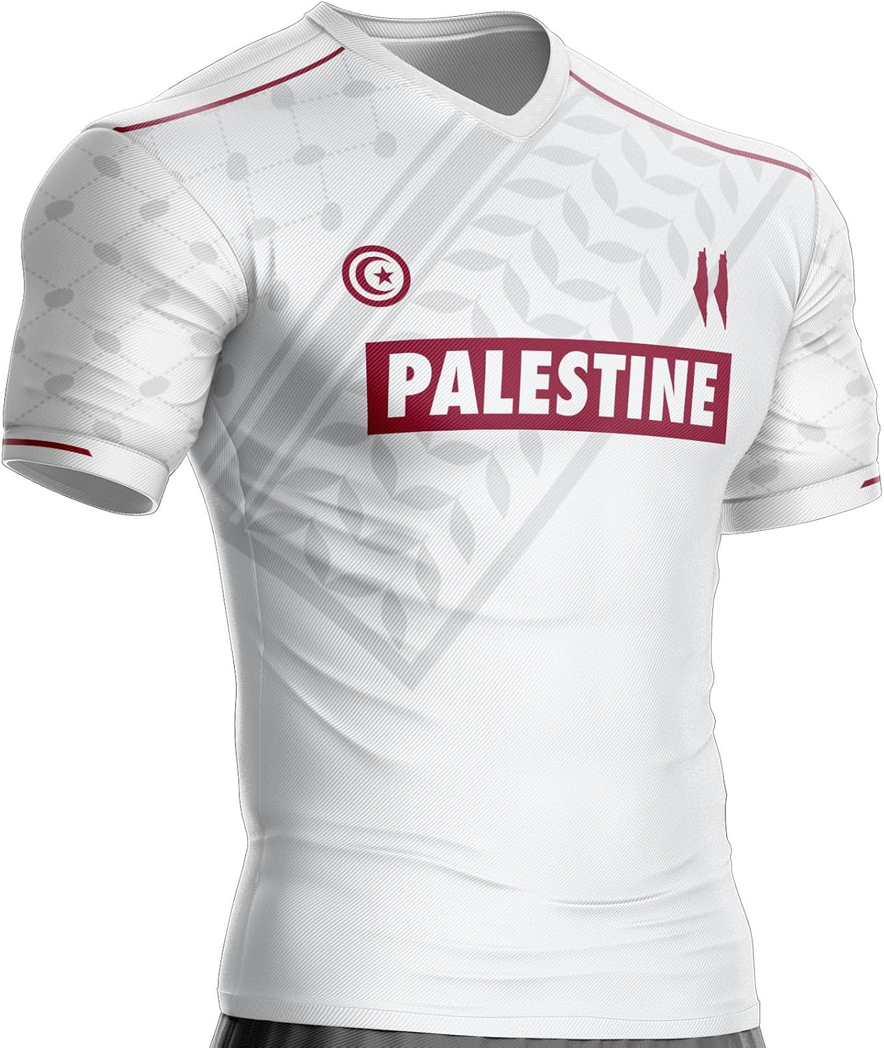 Palestine PL-347 Football Jersey Palestinian Flag