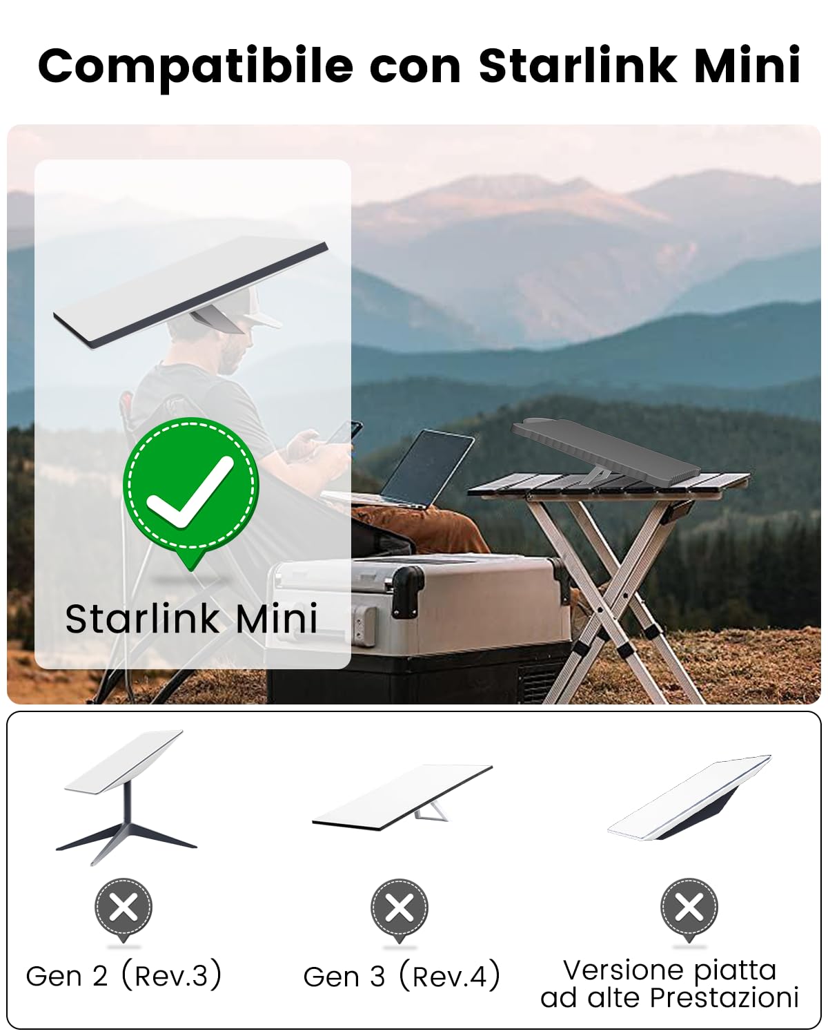 Mwin Starlink Mini Cover - Custodia Protettiva In Silicone Liquido con Maniglia Ergonomica, Copertura Completa Anti-graffio, Design Modaiolo con Bordi Ondulati per Accessori Starlink Mini (Grigio)