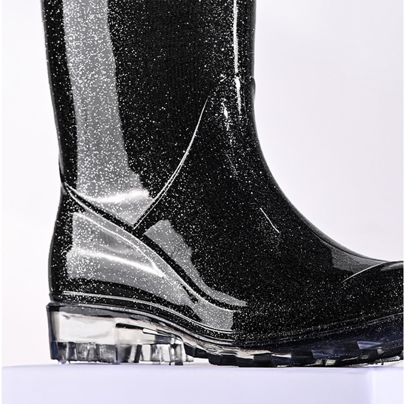 Generico Stivali Uomo, Impermeabili Scarponcini Comode Rain Boots Galosce Antipioggia Stivaletti Scarpe Unisex Calosce Antiscivolo Stivali Gomma Scarponi da Lavoro Pesca Giardinaggio