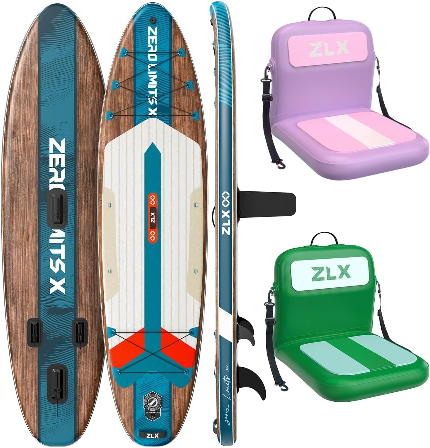 ZLX 10'6" Paddle Board & 2 x Paddle Board Seat