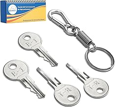 4 Pack Ignition Keys, Golf Cart Keys Replacement for EZGO Gas and Electric 1982-up, Replace OEM 17063-G1