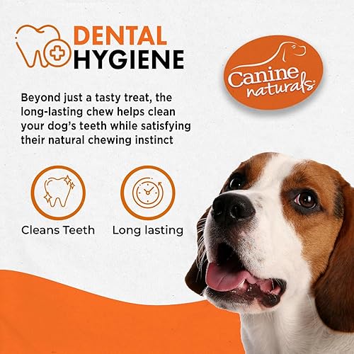 Miniatura 5 de Canine Naturals Bison Chew - Golosinas para perros sin cuero crudo - Hecho con bisonte real - Receta sin aves de corral - Fácilmente digerible -