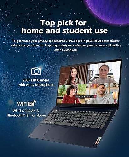 Miniatura 6 de Lenovo IdeaPad 3i 2023 - Laptop para negocios y el hogar, memoria de 16 GB, Intel Core i3-1155G7 de 11 generación, almacenamiento de 512 GB,