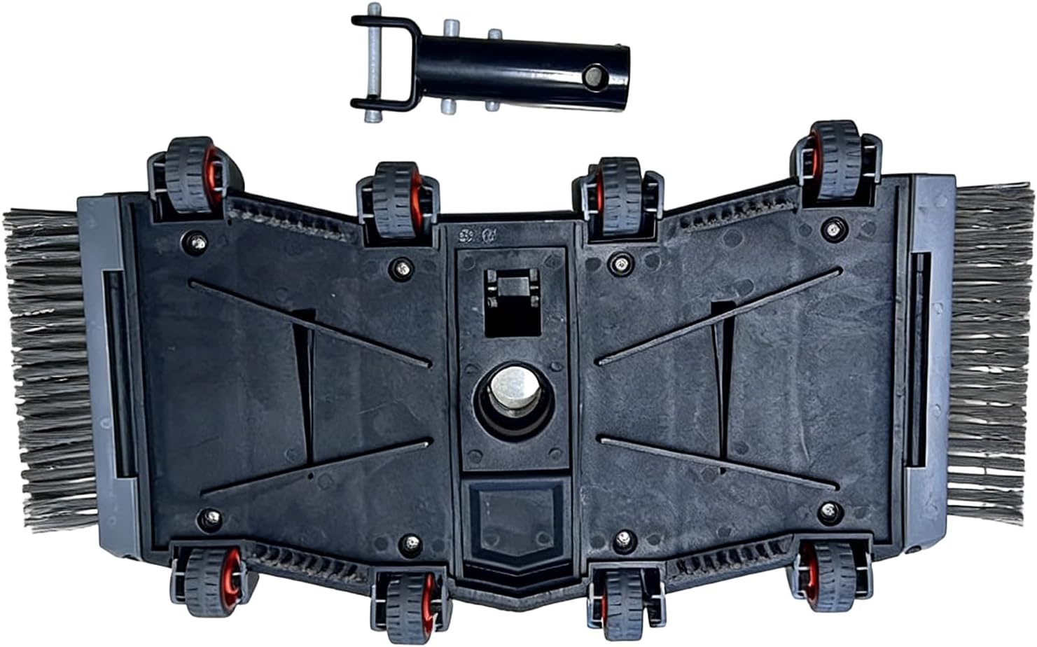 Pool Vacuum Head | 44x22cm In-Ground Attachment with Wheels,Manual Vacuum for Inground Pools for Patio Lawn Garden Spa Hose Swimming Cleaning