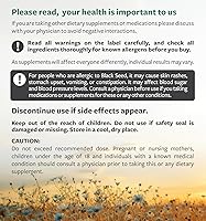 Vista 47 de Aceite de semilla negra – 180 cápsulas de cápsulas blandas (sin OMG y vegano) Premium prensado en frío Nigella Sativa que produce aceite de semilla