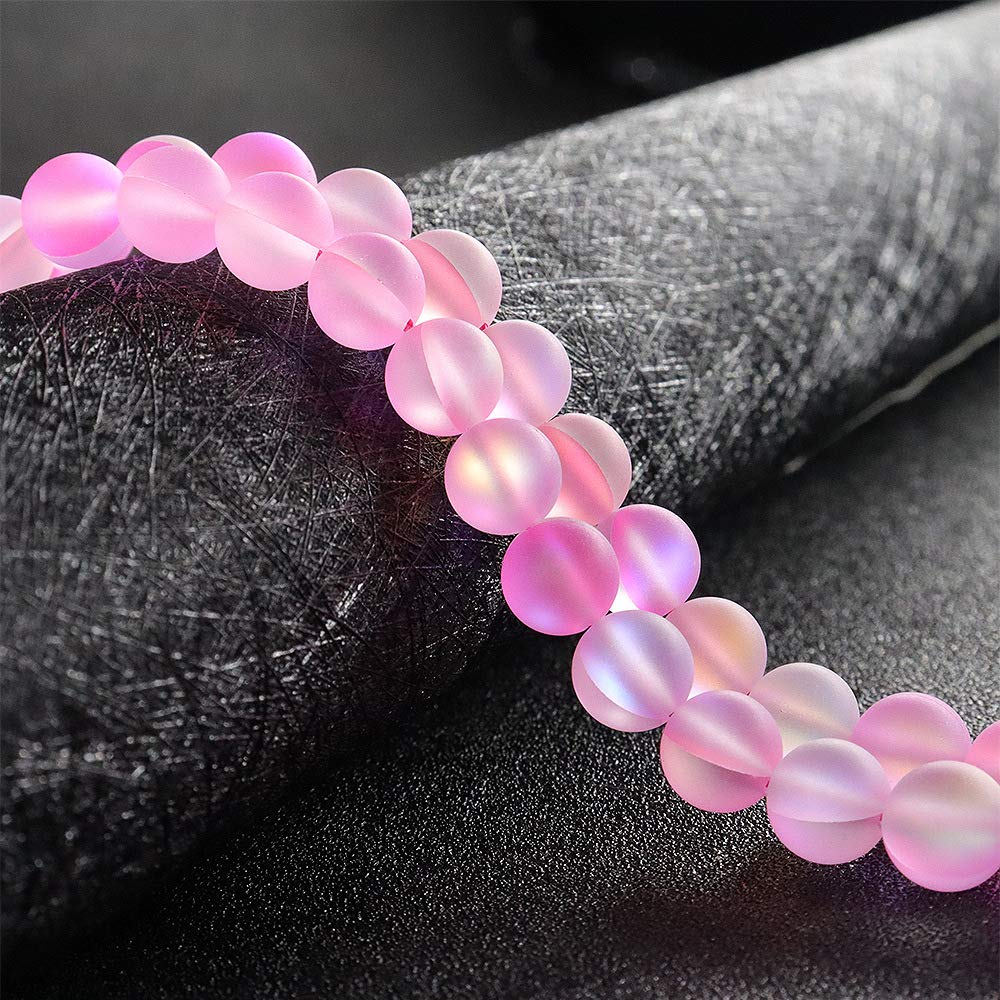 Natural Stone Beads Gemstone Round Loose Beads for Bracelet Necklace Earrings Jewelry Making DIY Crafts Design(1strand 6mm 60pcs)