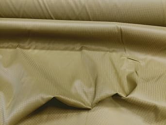 Discount Fabric Ripstop Rip Stop Nylon Water Resistant Dark Old Gold RS06
