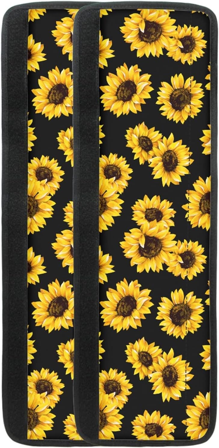 Sunflowers Refrigertor Door Handle Covers Kitchen Protector Door Handle Cover Microwave Handle Wraps Dirty Proof Cover Set of 2