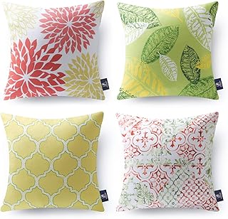 Pink Floral Outdoor Pillows