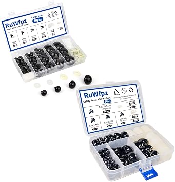 RuWfpz Safety Eyes and Noses for Crocheting 18-30mm