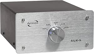 Commutateur Audio-video - DYNAVOX - AUX-S - Châssis Métallique - 5