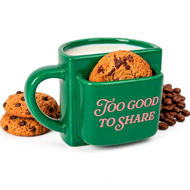 fisura. Oryginalny kubek na prezent „Too good to Share”. Kubek do zielonej