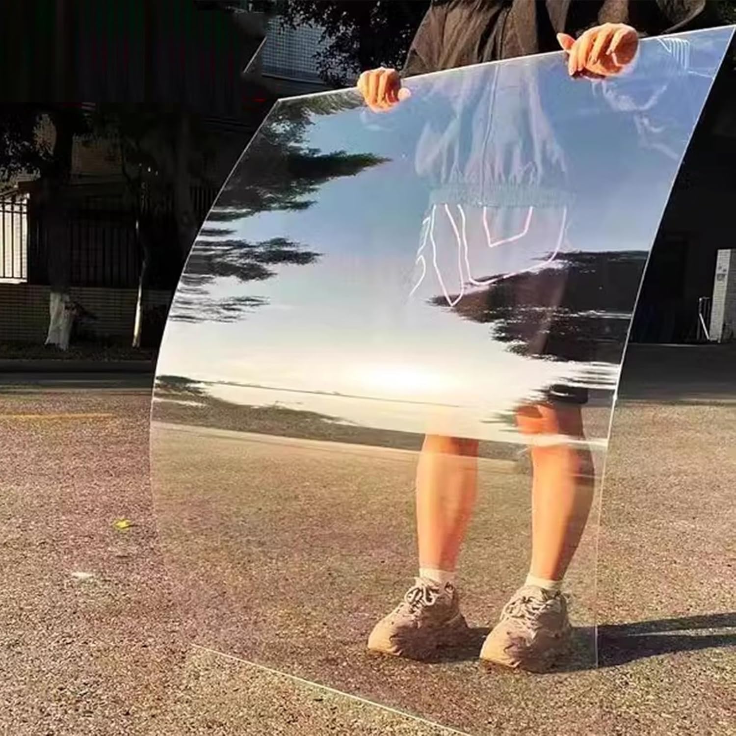 Polycarbonate Roofing Sheet, 1mm Glassfiber Insulation Panels Roofing Transparent Insulation Daylighting Panels DIY Greenhouses Frame Polycarbonate Sheet (Color : Clear, Size : 1mx10m)