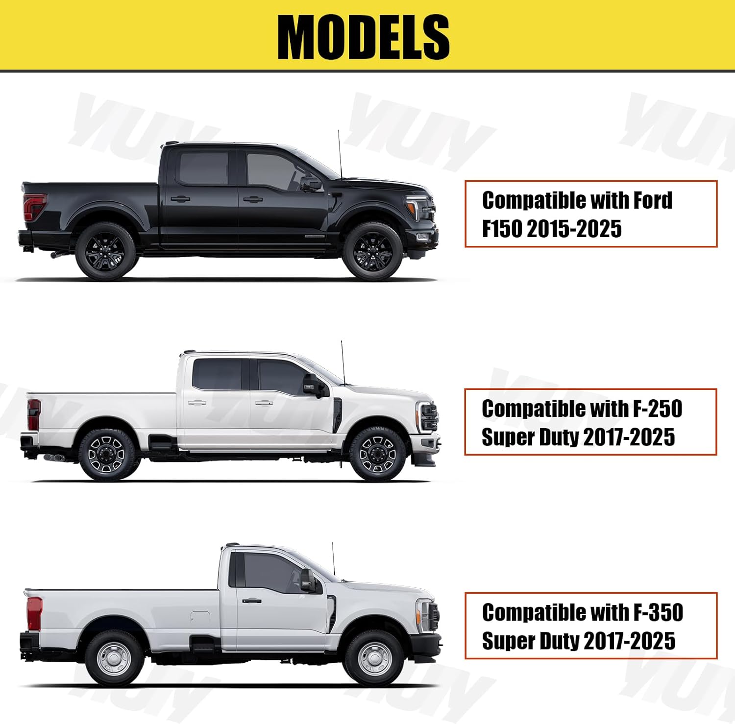 Retractable Tie Down Anchors Truck Bed Side Wall Compatible with F150 2015-2025, F250 F350 Super Duty 2017-2025(4 Sets)