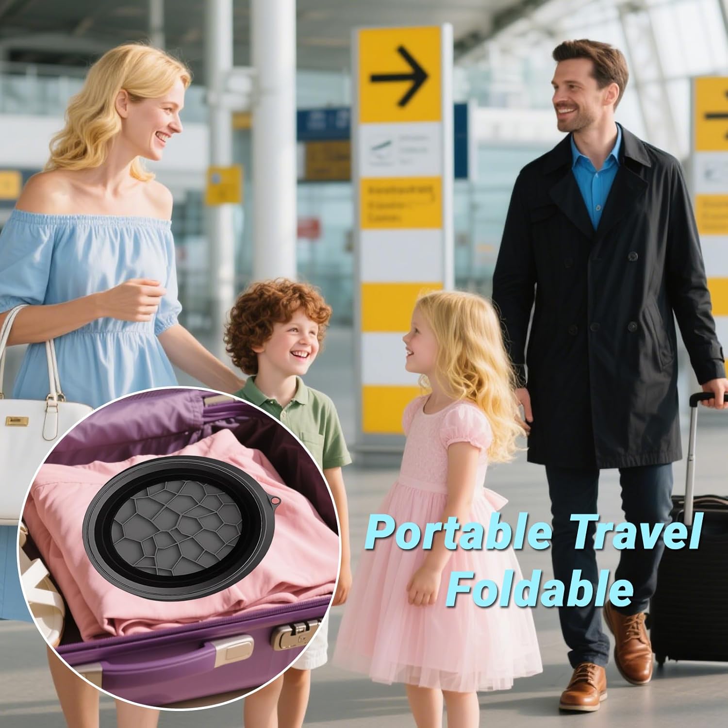 Face Bowl for Ice with Built-in Icetray,Portable Foldable Silicone Face Ice Bath Bowl,Ice Bath Facial Plunge Bowl for Skin Tightening & Acne Relief,Black - Image 7