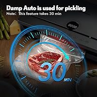 Vista 5 de Vacuum Sealer for Food 90Kpa Powerful Vacuum Sealing Machine 7 in 1 Modes with Freshness Storage Bag Powerful Big Size (No pressing needed)