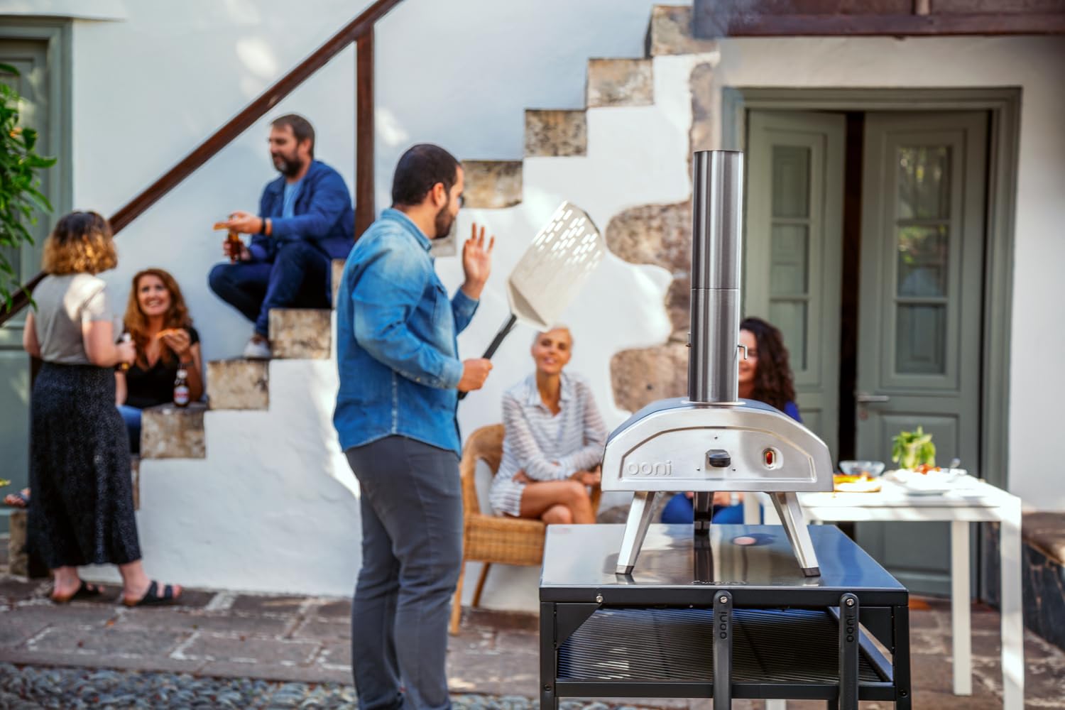 Ooni, Fyra 12 - Forno per pizza portatile da giardino con pellet di legno, forno per riscaldato, per ambienti esterni, UU-P0AD00